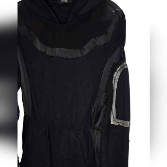 UNDERCOVER Undercoverism 2 Black Goth Hoodie Cotton Silk Jun Takahashi D1801 - Picture 6 of 11